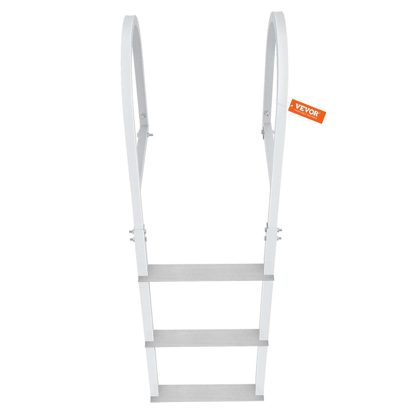 Dock Ladder, Removable 3 Steps, 227 kg Load Capacity, Aluminum Alloy Pontoon Boat Ladder with 7.9 cm Wide V952-MTZTCXSJFHXJDP38PV0