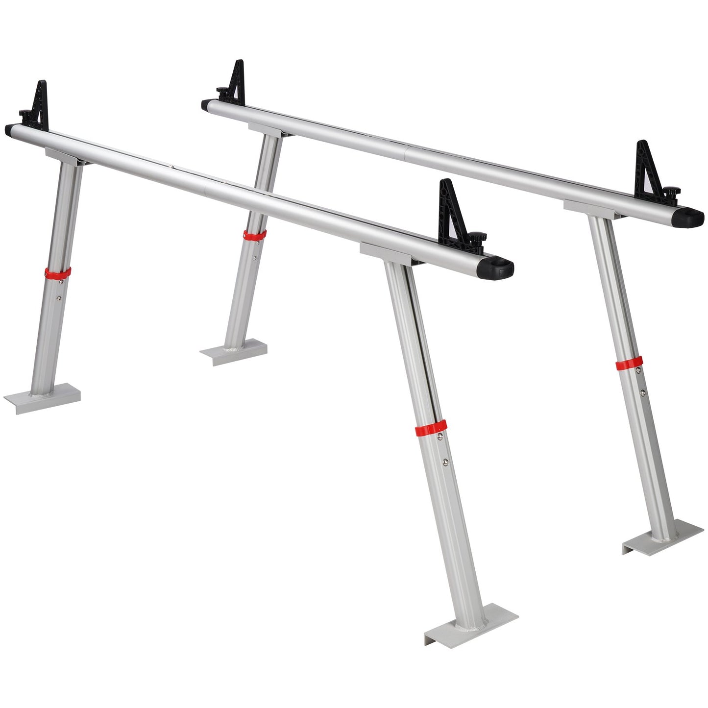 Truck Rack, 363lbs Capacity, 19-34in Adjustable Height, Aluminum Ladder Rack for Truck with 8 Non-Drilling V952-PKHJLXJB71INCO9JWV0