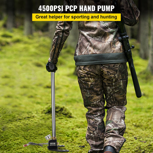 High Pressure Hand Pump 3 Stage up to 4500 psi PCP Pump Safe and Convenient Airgun PCP Pump High Pressure V952-QQCQB000000000001V0