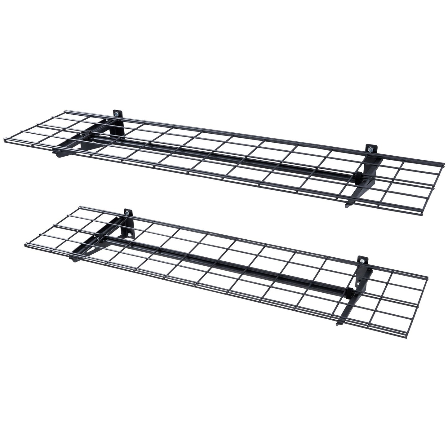 Garage Storage Shelving, 2 Pack, 48 x 12 in Heavy Duty Garage Shelves Wall Mounted, 400 lbs Load V952-QXCKGBDHSSC48L638V0