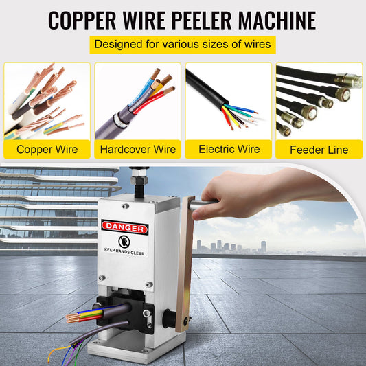 Wire Stripping Tool 0.06-0.98 Inch Cable Wire Stripping 1 Cutting Blade Wire for cutting and Stripping Scrap V952-SD-25BXQ000000001V0