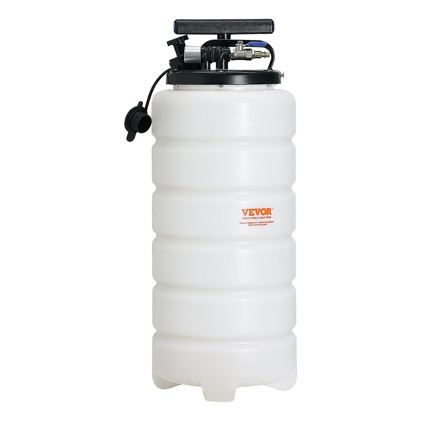 Fluid Extractor, 15 Liters Capacity, Pneumatic/Manual Oil Changer Vacuum Fluid Extractor with Dipstick and V952-SDCYQ15LQD20CAED3V0