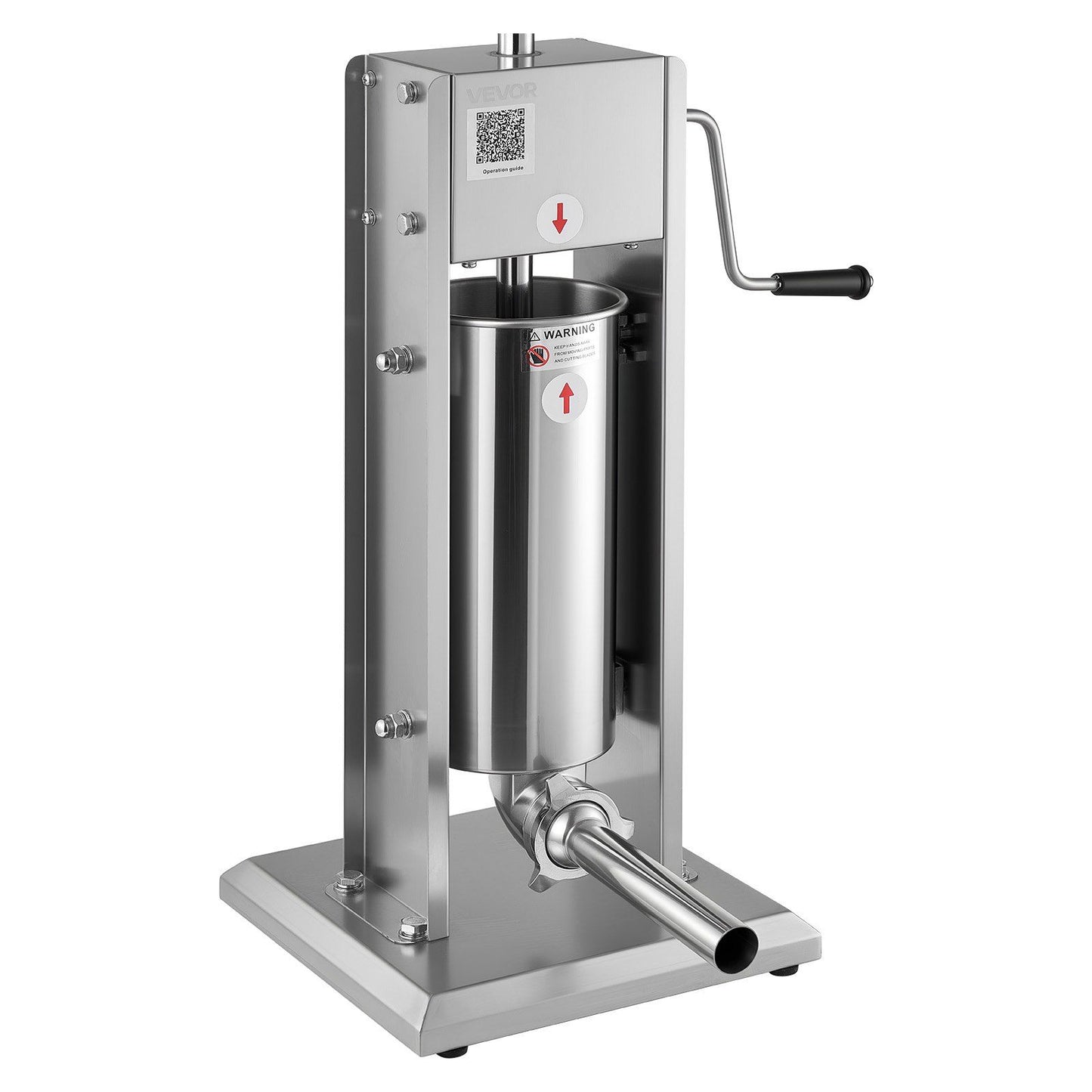 Manual Sausage Stuffer, 11 LBS / 5 L Vertical Meat Stuffer, Dual-Speed Sausage Casing Meat Filling Machine, V952-SDKGCJLS5L00GQ3T6001V0