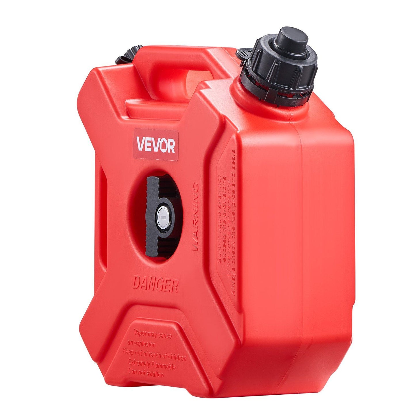 Fuel Container, 5 L, Gas Can with Spout and Lockable Bracket, 15 L/min Max Flow Rate, Secure & Leak-proof, V952-SLBXSYXCZK1JQWB8R001V0