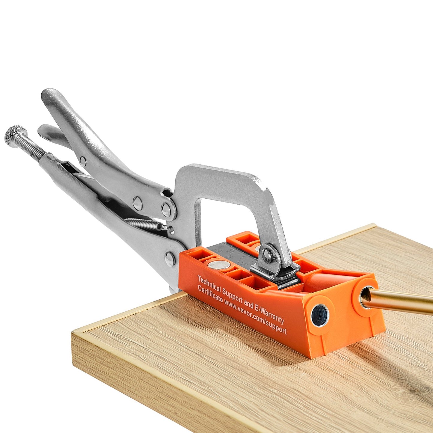 Pocket Hole Jig, 56 Pcs Mini Jig Pocket Hole System with C-clamp, Step Drill, Wrench, Drill Stop Ring, Square V952-SXKKJPJJQMINIQHP4V0