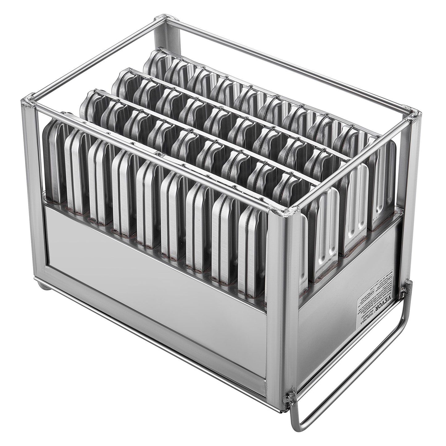 Commercial Popsicle Moulds, 40PCS Round-Head Ice Pop Moulds with Double Slot, Stainless Steel Ice Lolly V952-SYBBMJZFX400HM5XAV0