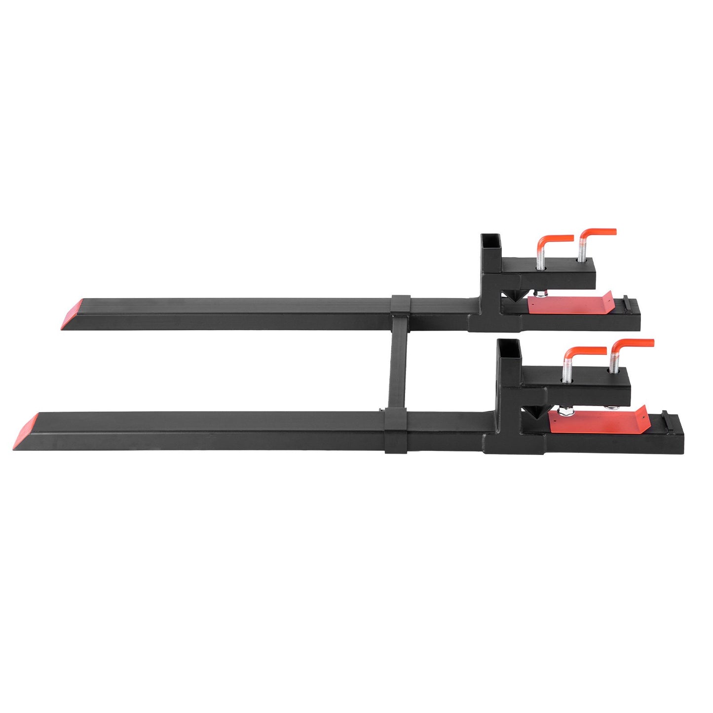 Pallet Forks, 1814 kg Clamp on Pallet Forks, 149 cm Total Length Heavy-Duty Tractor Fork with Adjustable V952-TPHCKDJK60INXOZ1G001V0