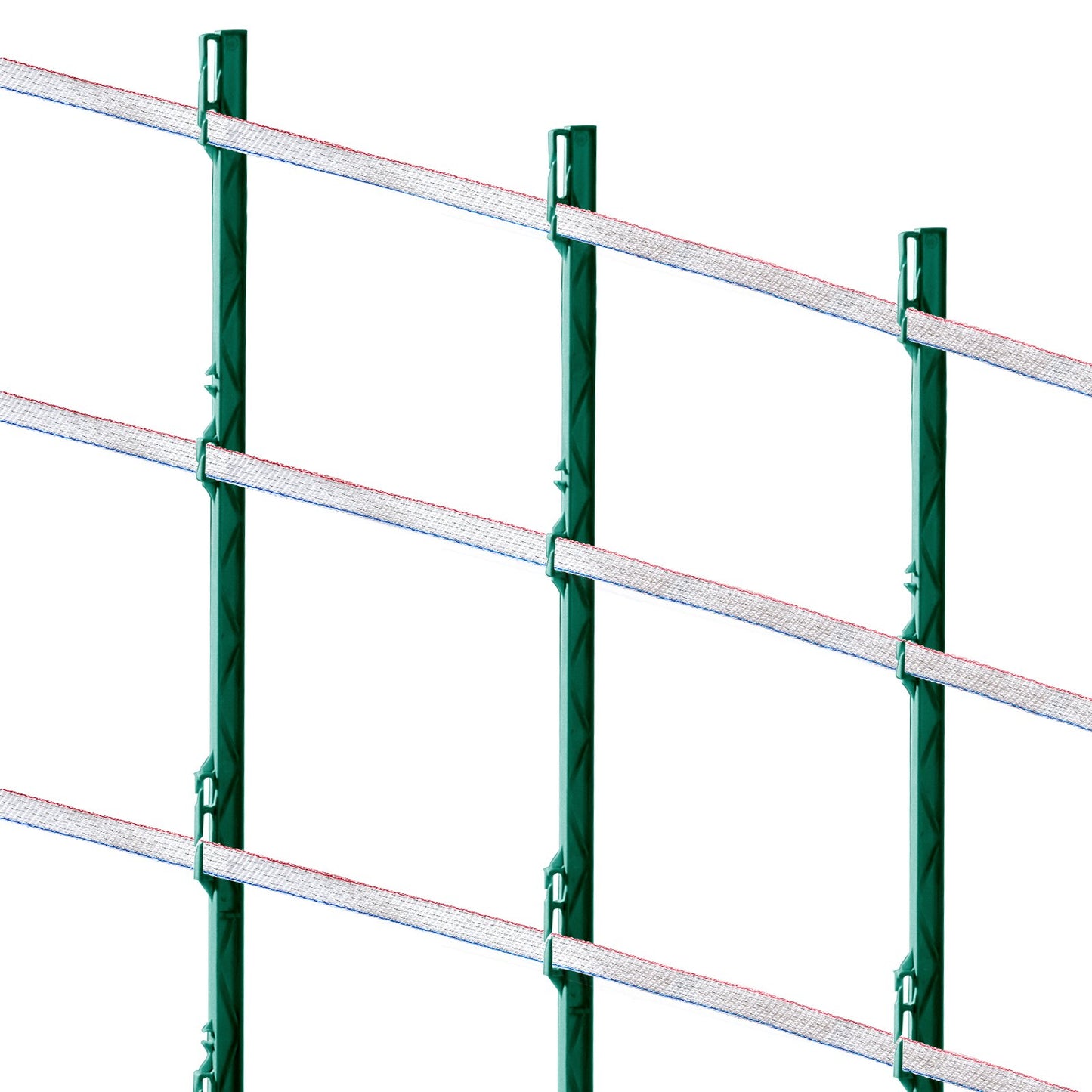 Electric Fence Tape, 1640Ft 500M Polytape Fencing Hot Wire, 3/4" Width 6 Stainless Steel Strands for Reliable V952-WLDXJDKJDK16SG4FMY3