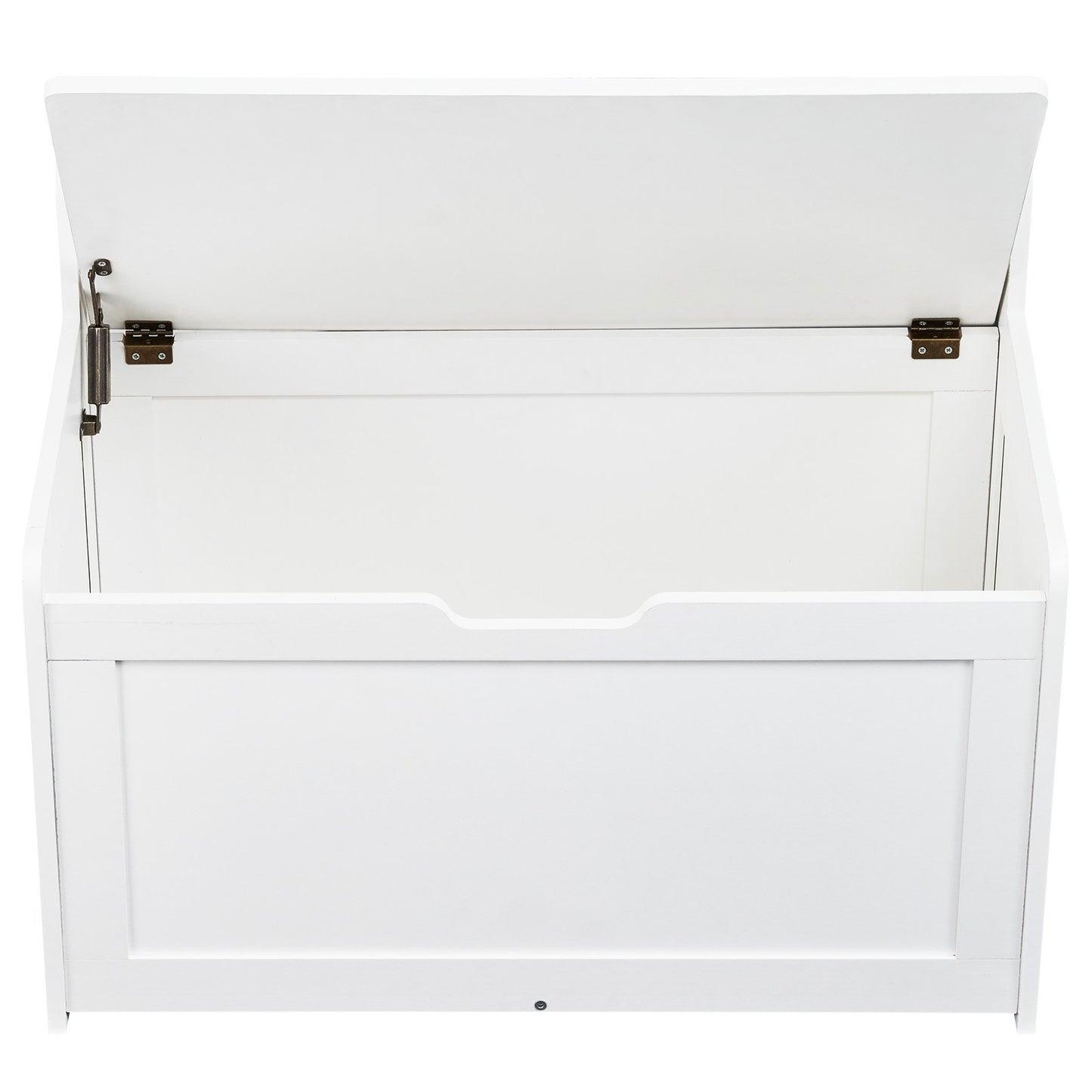 Kids Toy Storage Bench Wooden Toy Box Chest 32.68 x 17.91 x 24.02" White V952-XTETCWDYHLBC1UNIRV0
