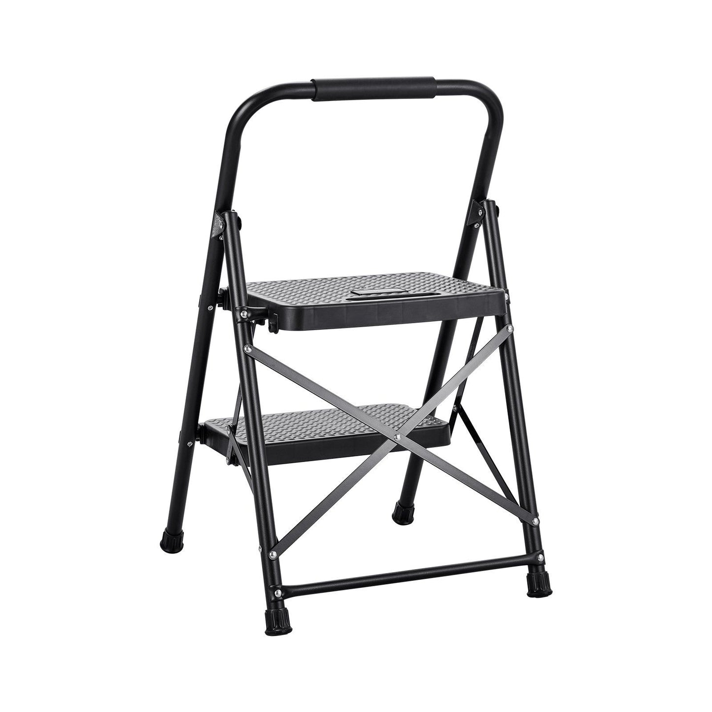 2 Step Ladder, Folding Step Stool with Wide Anti-Slip Pedal and Comfort Handgrip, Lightweight 272 kg Capacity V952-YGTTLBWGJPDS7RBCC001V0