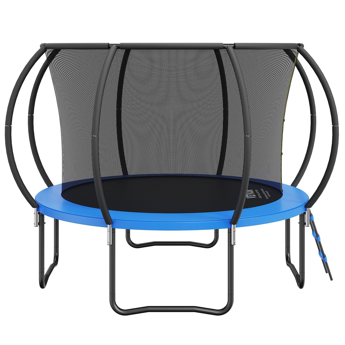 10FT Trampoline, 330 lbs Trampoline with Enclosure Net, Ladder, and Curved Pole, Heavy Duty Trampoline with V952-YXBC10YCHWYX52X5HV0