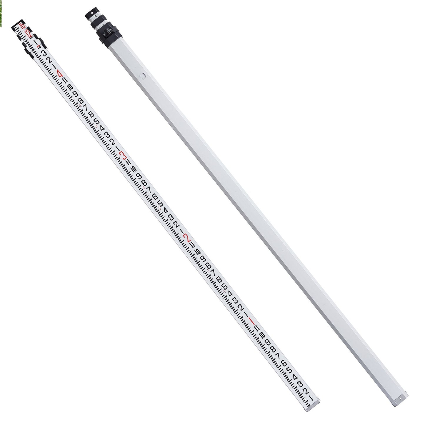 Measuring Rod 16-Feet/8ths 4 Sections Telescopic Grade Rod 1/8in w/ Bag V952-YZCLG16YCFEEEFB0YV0