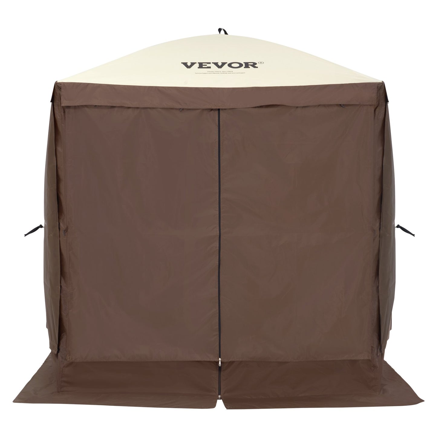 Pop Up Gazebo Tent, Pop-Up Screen Tent 4 Sided Canopy Sun Shelter with 4 Removable Privacy Wind Cloths & Mesh V952-ZPSLTZS6X6FTW9616V0