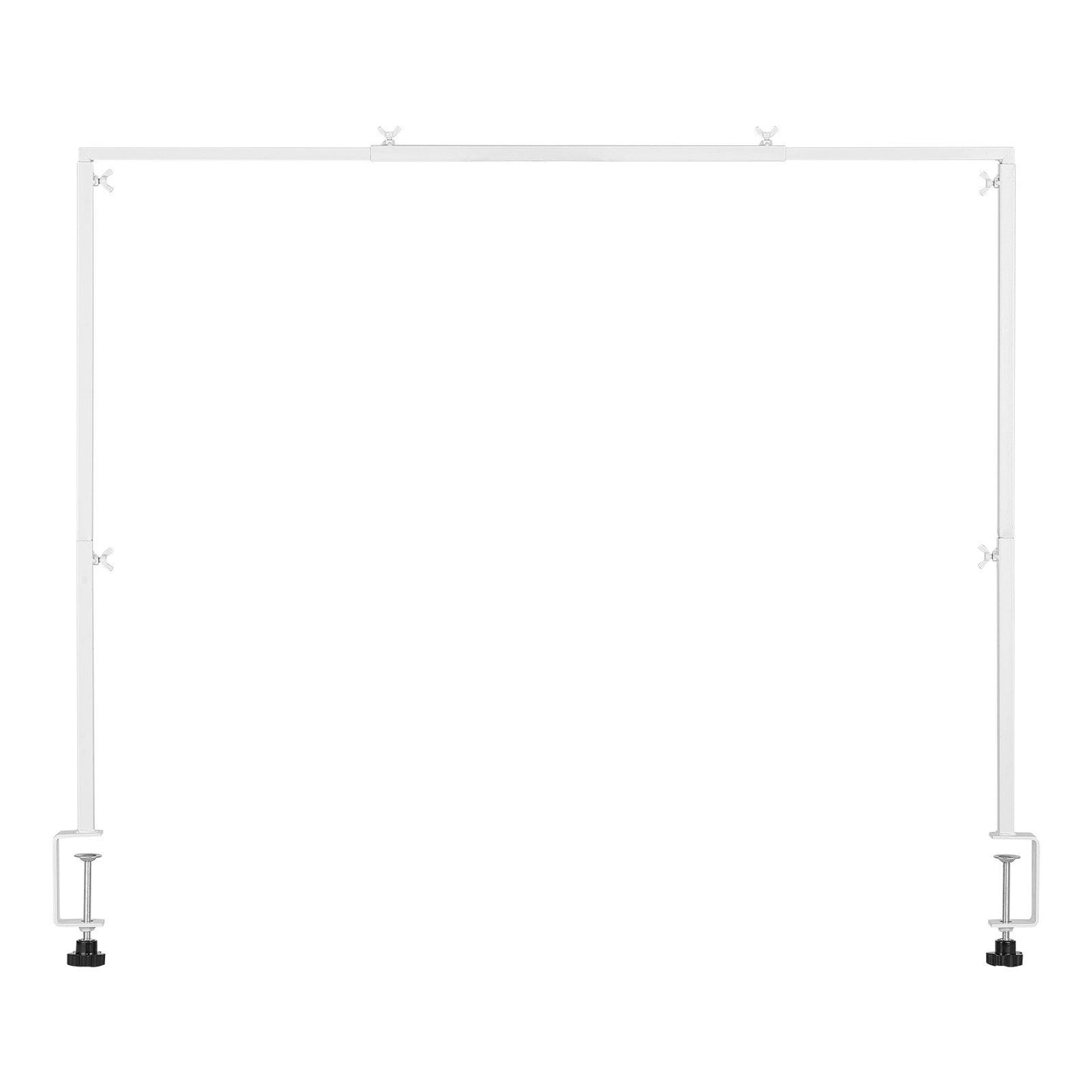 Over The Table Rod Stand with Clamps, 13"-42'' Tall & 28"-98" Length Adjustable, Metal Table Arch Stand, V952-ZSGJ1JBSBDTTIQB9L001V0