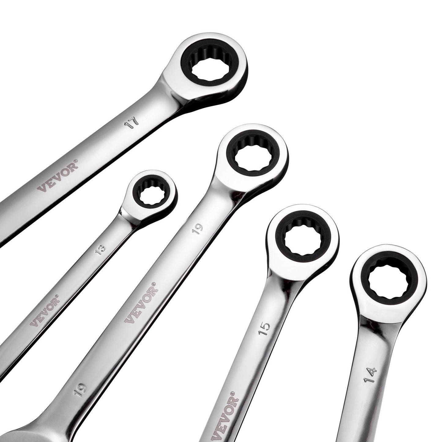 Combination Wrench Set 8-Piece Metric 8 mm to 19 mm with Organizer Rack V952-ZXBSTZGDK8PCTOFDPV0