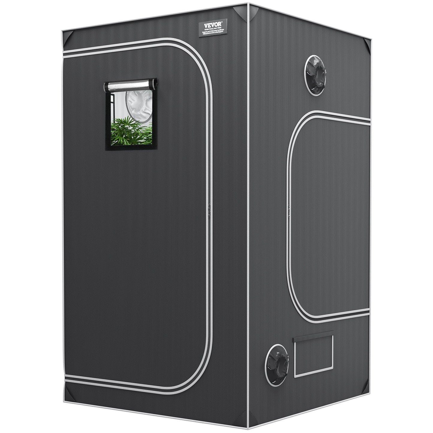 Grow Tent 48 x 48 x 80 in Indoor Growing Tent Hydroponic Window Door Tray V952-ZZZPJSJSJTHSH2RLQV0