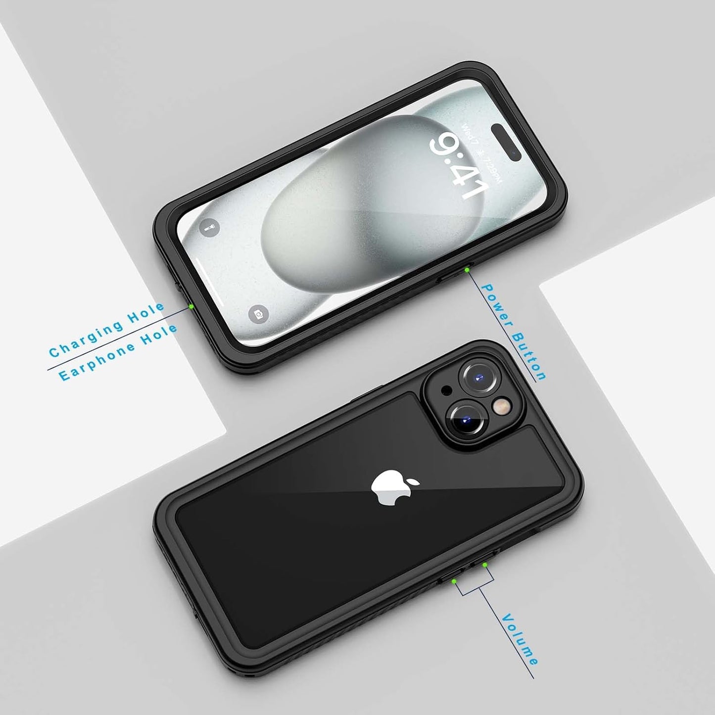 iPhone 15 Plus Waterproof Case V957-AM0051K