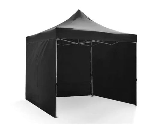Portable Water-Resistant Gazebo 2x2 M - Black / With Sidewalls V957-SDGABLWIWIGASN3528S