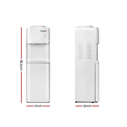 Devanti Water Cooler Dispenser Stand White WD-5312-C-WH