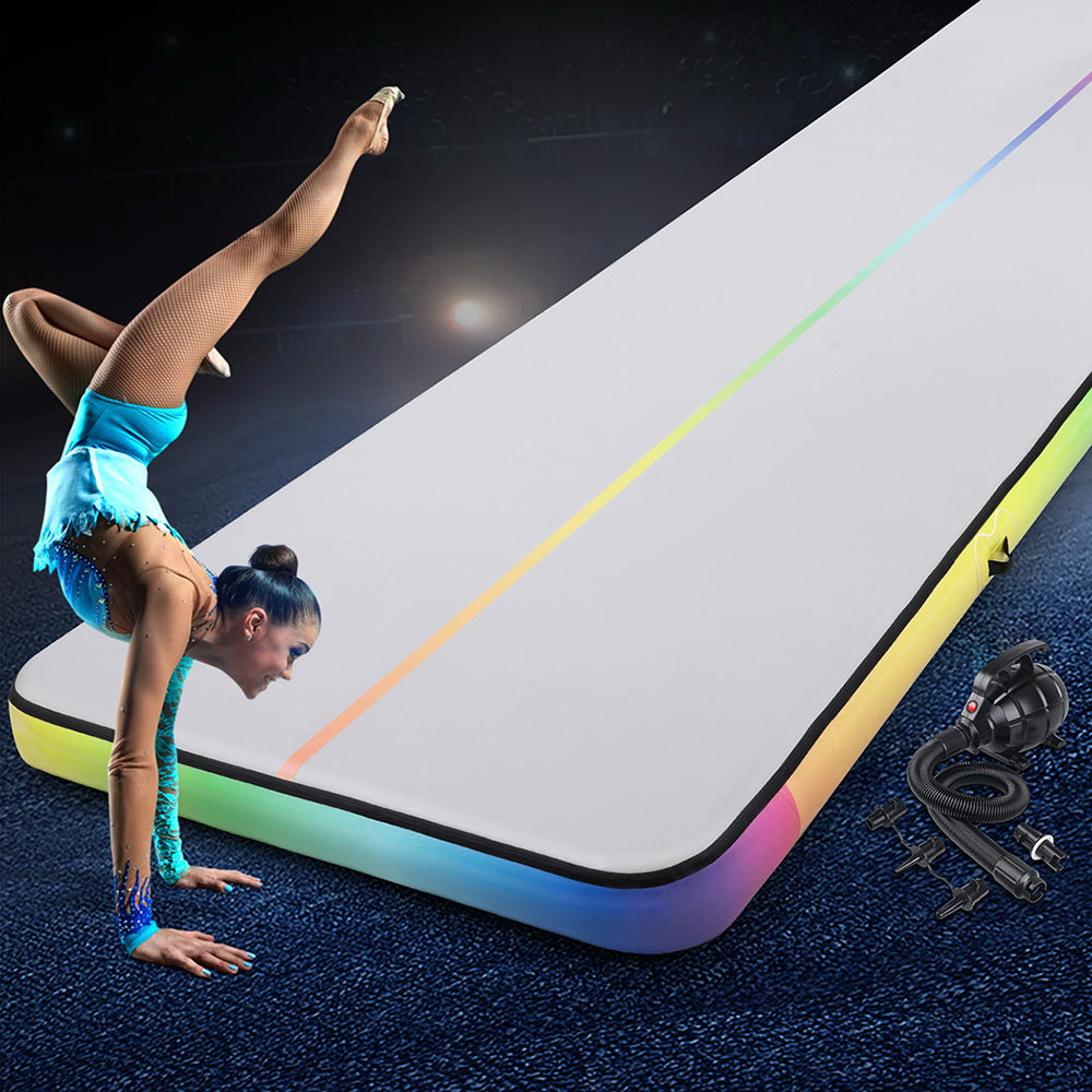 Premium six-metre inflatable gymnastics air-track mat