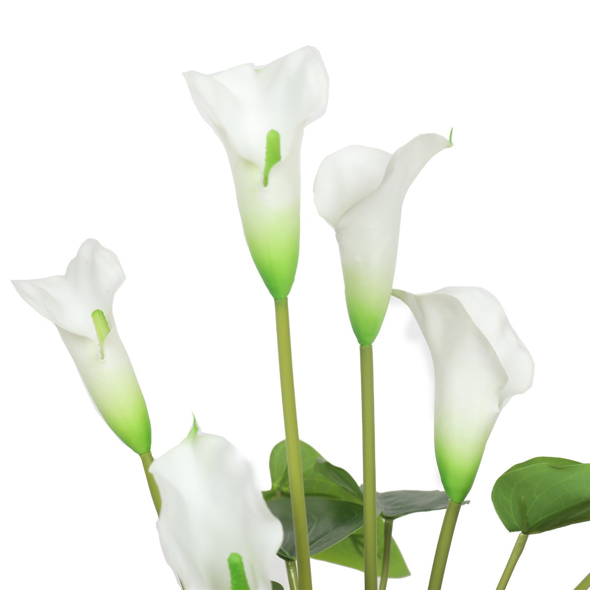 Artificial Flowering White Peace Lily / Calla Lily Plant 50cm V77-1128565