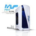 Huntkey MVP Pro Gaming computer chassis - Blue (No PSU Included, NO FAN Included) V28-CASHUNMVPPROBL