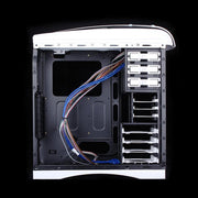 Huntkey MVP Pro Gaming computer chassis - Blue (No PSU Included, NO FAN Included) V28-CASHUNMVPPROBL