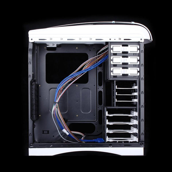 Huntkey MVP Pro Gaming computer chassis - Blue (No PSU Included, NO FAN Included) V28-CASHUNMVPPROBL