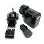 Huntkey TravelMate Multi Plugs USB Wall Charger Adapter 4.2 A US UK EU AU Plugs with Car Charger (D204) V28-D204