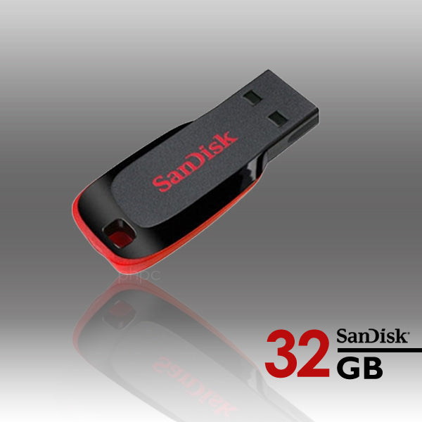 Sandisk Cruzer Blade CZ50 32GB USB Flash Drive V28-FUSSAN32GCZ50CB-2