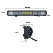 23inch Osram LED Light Bar 5D 144w Sopt Flood Combo Beam Work Driving Lamp 4wd V94-4X4-LB3M-L23C-5D
