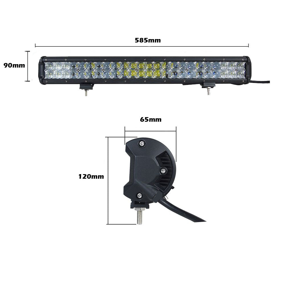 23inch Osram LED Light Bar 5D 144w Sopt Flood Combo Beam Work Driving Lamp 4wd V94-4X4-LB3M-L23C-5D