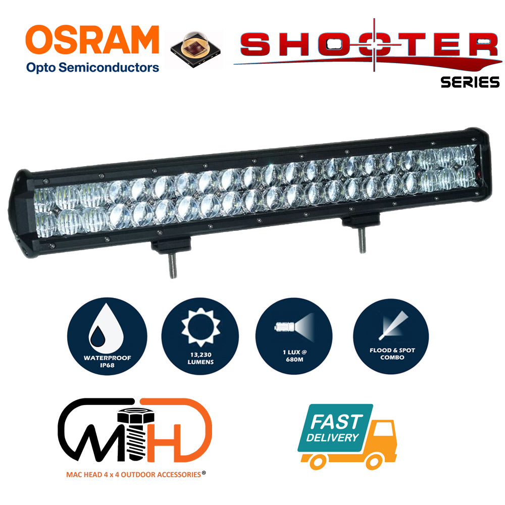 20inch Osram LED Light Bar 5D 126w Sopt Flood Combo Beam Work Driving Lamp 4wd V94-4X4-LB3M-L20C-5D