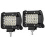 Pair 4 inch Spot LED Work Light Bar Philips Quad Row 4WD 4X4 Car Reverse Driving V94-4X4-WORK18SL4-W*2
