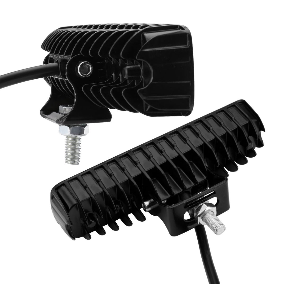 2 x 6inch 18W LED Work Light Bar Driving Lamp Flood Truck Offroad MINING UTE 4WD V94-4X4-WORK65W-181*2