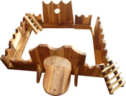 Wooden jumbo castle building set V59-885