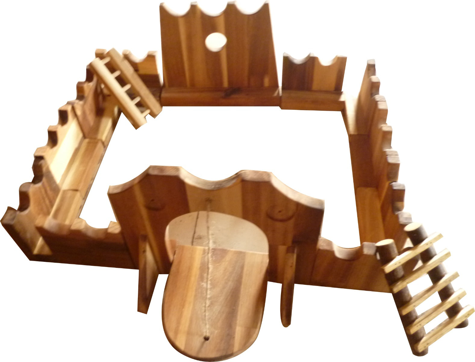 Wooden jumbo castle building set V59-885