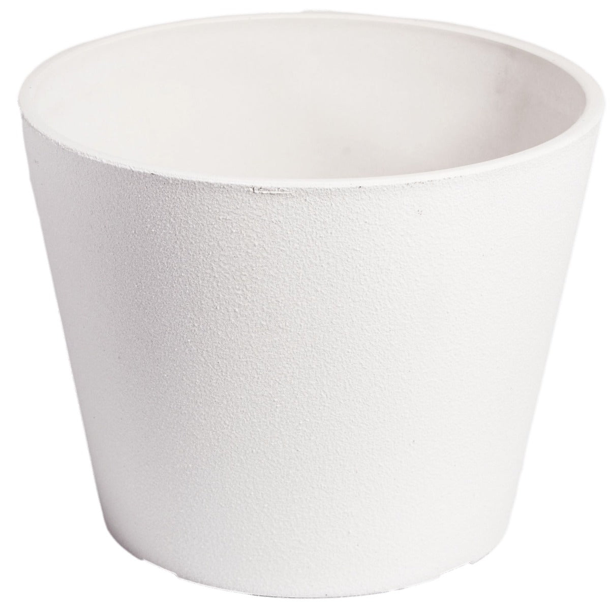 Rendered White Planter Pot 25cm V77-9720025