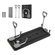 Everfit Pilates Board Foldable Reformer Multi Functional Exercise Trainer Black