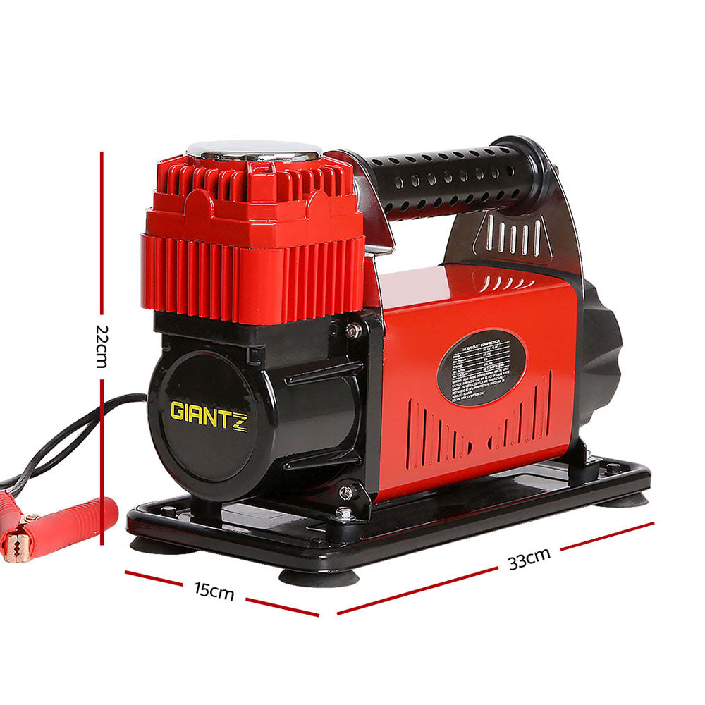 Giantz Air Compressor 12V 4x4 Tyre 320L/min Deflator Inflator Car Truck Portable AC-320L-RD