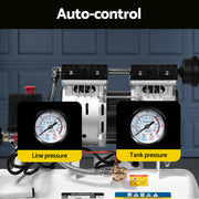 Giantz 24L Air Compressor 40 L/min 115psi Oil-Free Electric Portable Inflator AC-40L-XL-WHT