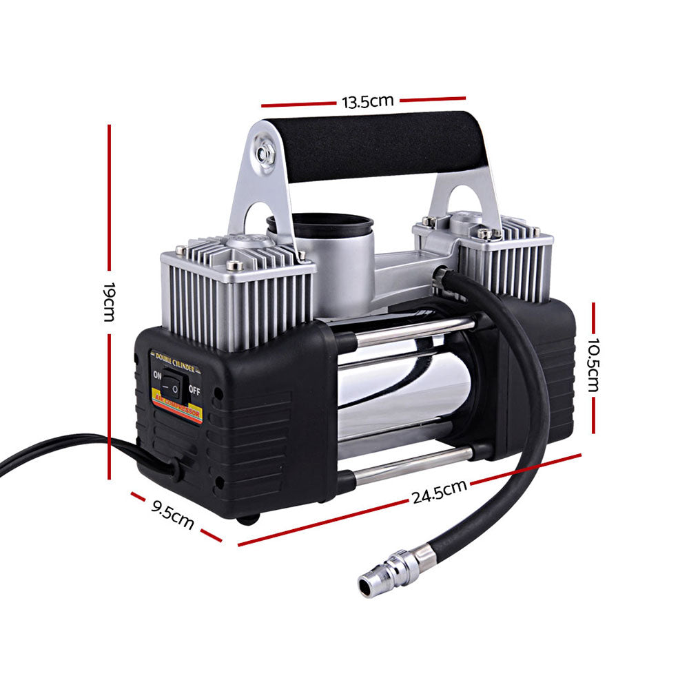 Giantz Air Compressor 12V 4x4 Tyre 85L/min Deflator Inflator Car Truck Portable AC-85L-SL
