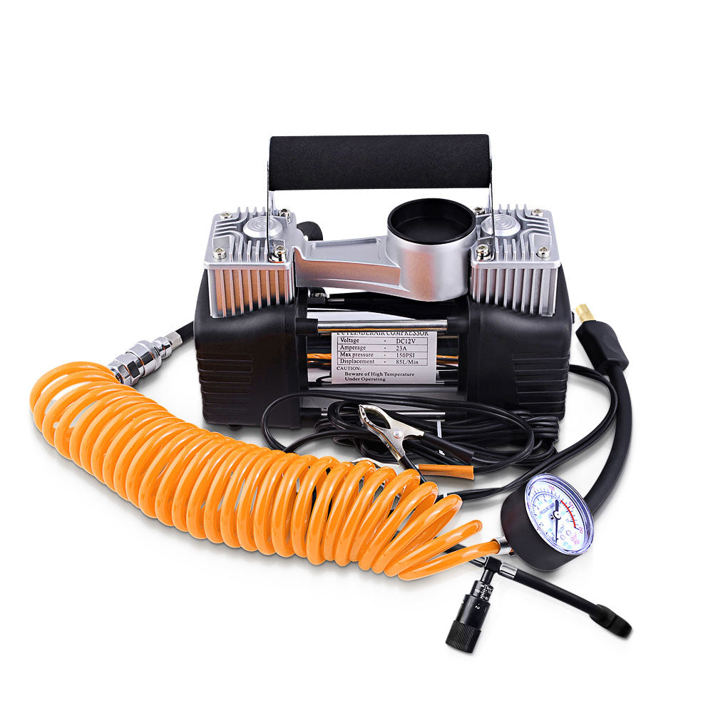Giantz Air Compressor 12V 4x4 Tyre 85L/min Deflator Inflator Car Truck Portable AC-85L-SL