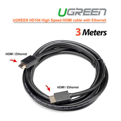 UGREEN Full Copper High Speed HDMI Cable with Ethernet 3M (10108) V28-ACBUGNHDMI3M