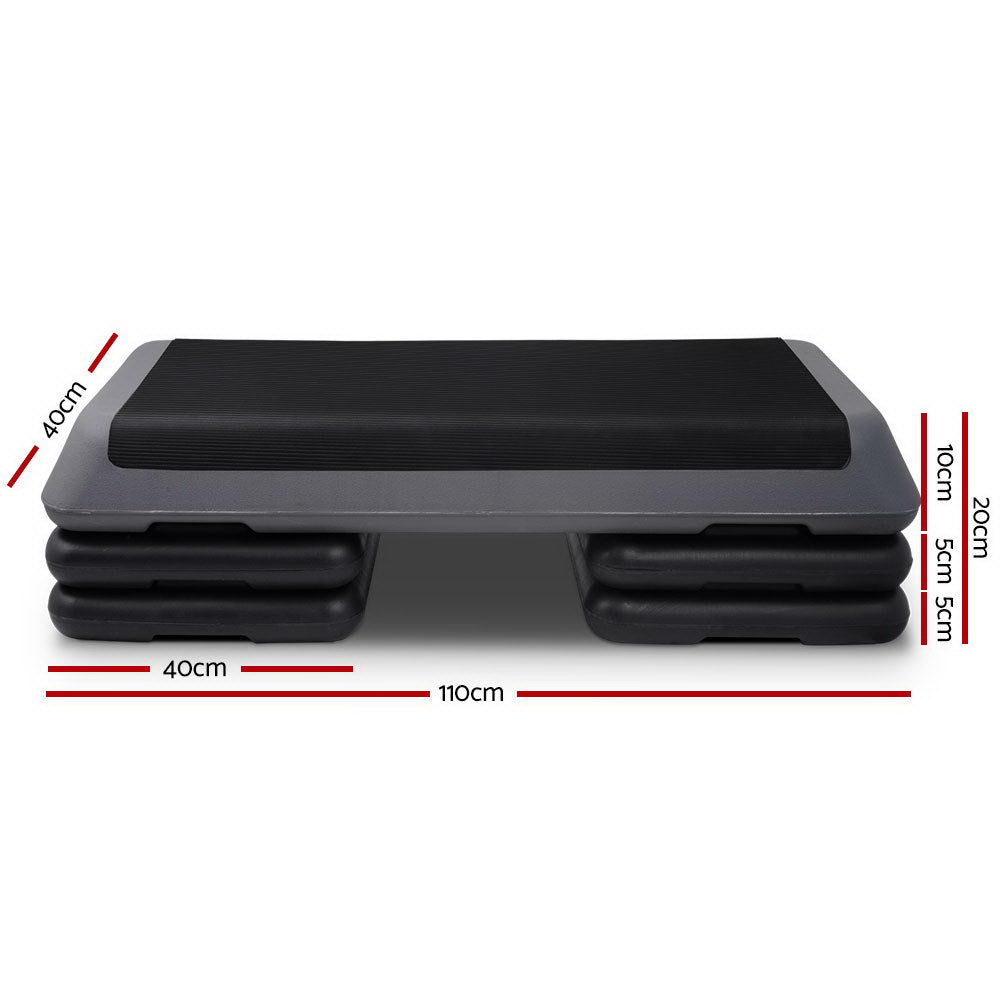 Everfit 3 Level Aerobic Step Exercise Stepper 110cm Gym Home Fitness AES-T001B