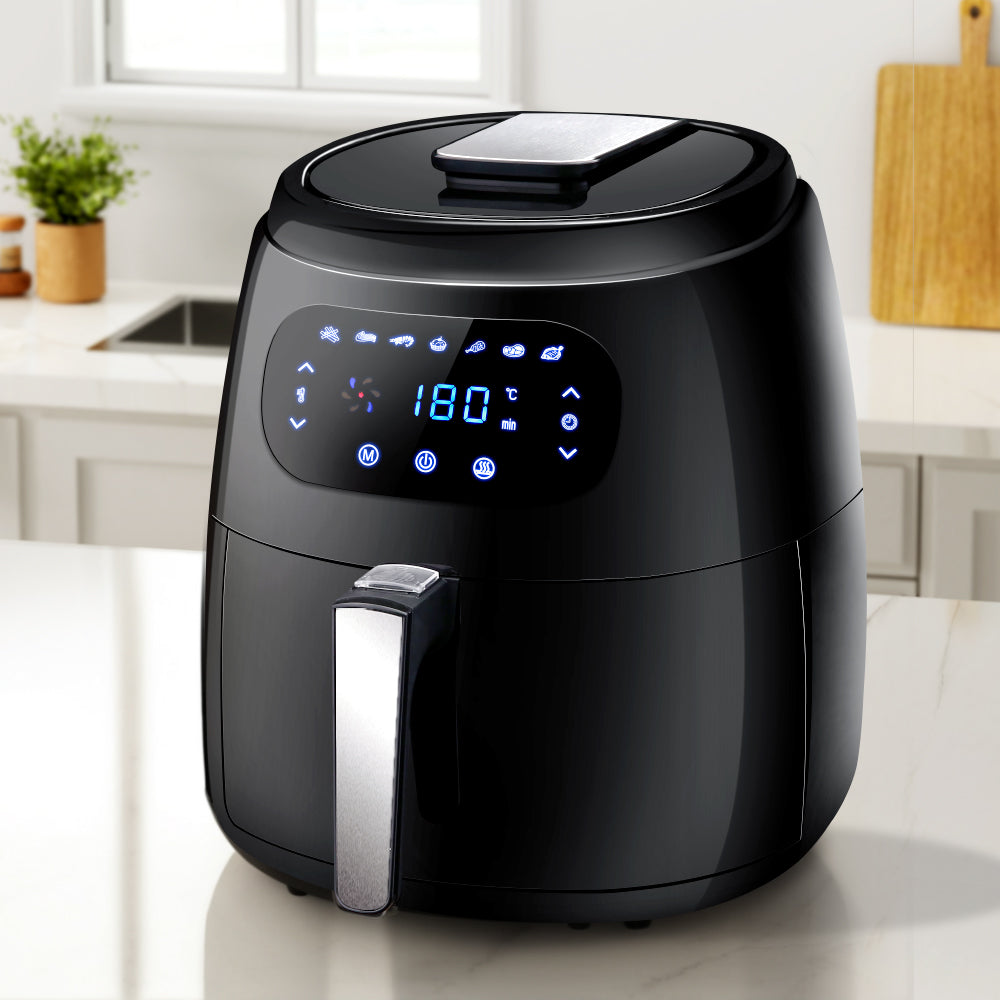 Devanti Air Fryer 8.5L LCD Fryers AF-K-E902-BK