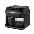 Devanti Air Fryer 5.5L Touch Control Electric Cooker 1200W Black AF-K-F-39TX-GLS-BK