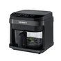 Devanti Air Fryer 5.5L Touch Control Electric Cooker 1200W Black AF-K-F-39TX-GLS-BK