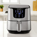 Devanti Air Fryer 7L LCD Fryers Stainless Steel AF-K-G-5T6-SS