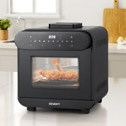 Devanti Steam Air Fryer Oven 15L W/ LCD Touch 1600W AF-K-G-STEAM-15L-BK